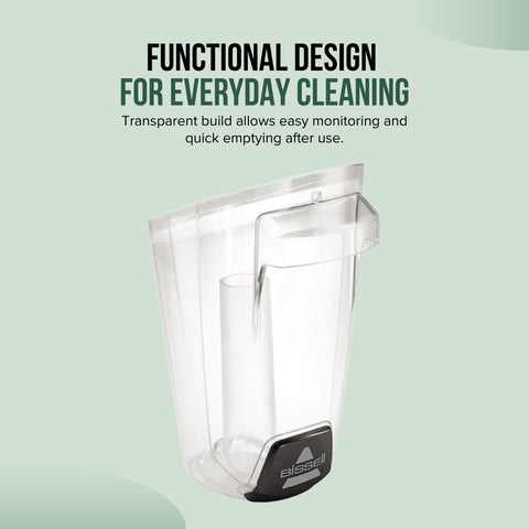 Selgo dirty tank with push-button, simple emptying and handling.