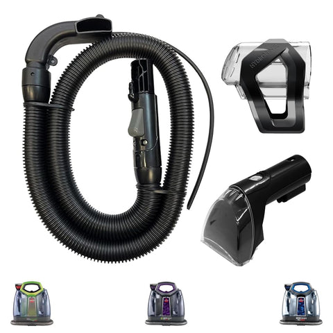 Selgo flexible replacement hose enables versatile cleaning on upholstery and car interiors.