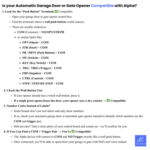 Selindus Alpha compatibility list showcases major brand support for seamless integration.