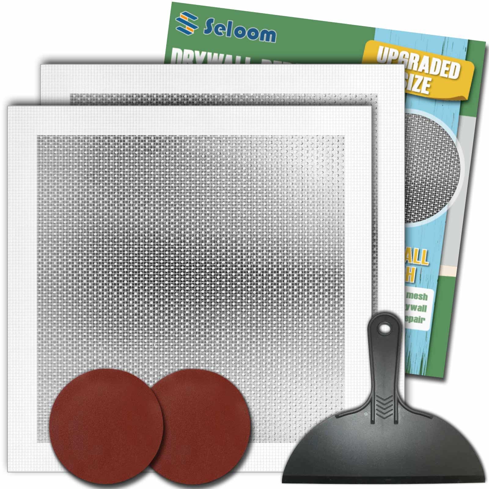 Seloom 12x12 inch drywall patch blends with walls for seamless repairs