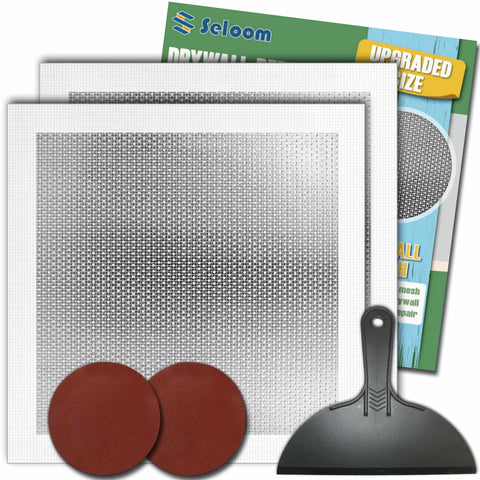 Seloom 12x12 inch drywall patch blends with walls for seamless repairs