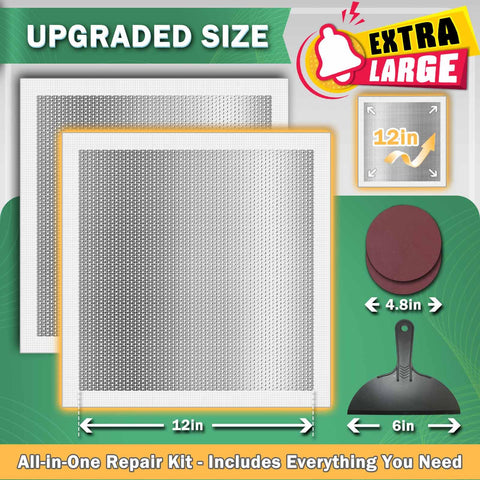 Seloom self-adhesive mesh patch strengthens damaged areas for durable repairs