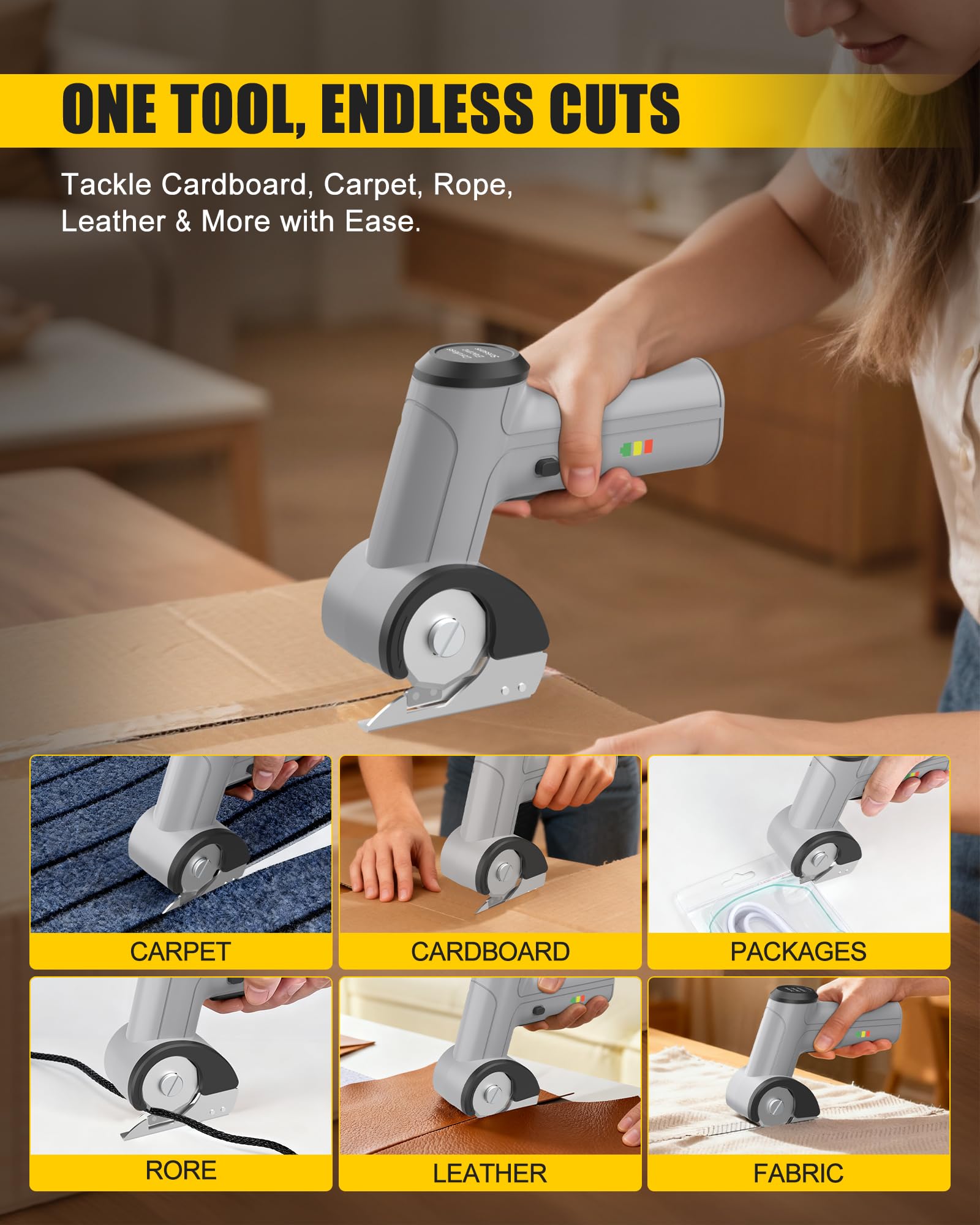 Selumie dual blade set with preinstalled and spare blade for versatility