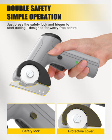 Selumie safety lock and battery indicator promote safe, monitored operation