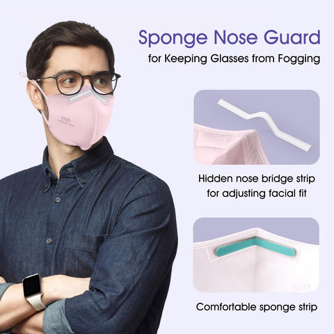 Semask individually wrapped masks stay hygienic for travel and work.