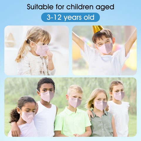 Semask Kids KN95 multicolor pack in vibrant colors for kids