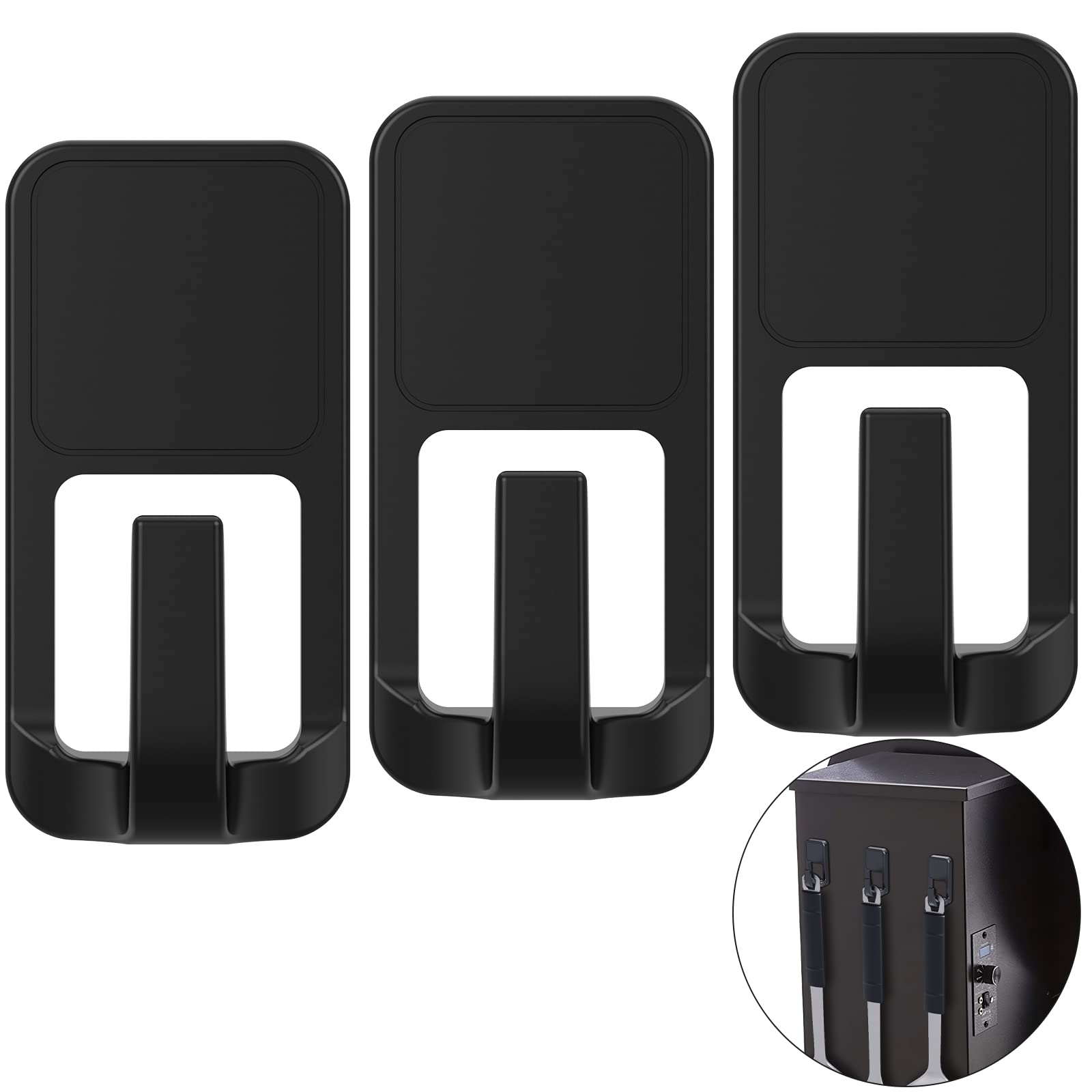Semcide magnetic grill hooks on grill side with secure magnetic grip for easy tool access