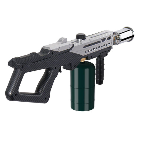 Semlos propane torch head with ergonomic grip for precise searing control
