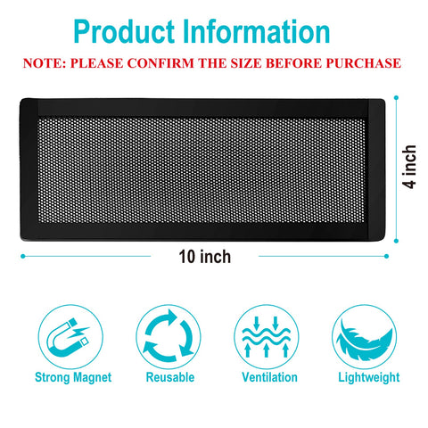 Semola magnetic vent cover frame attached to wall or ceiling surfaces.