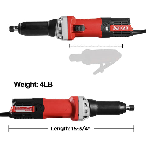 SENCAN Kit includes wrench for quick collet changes and setup.