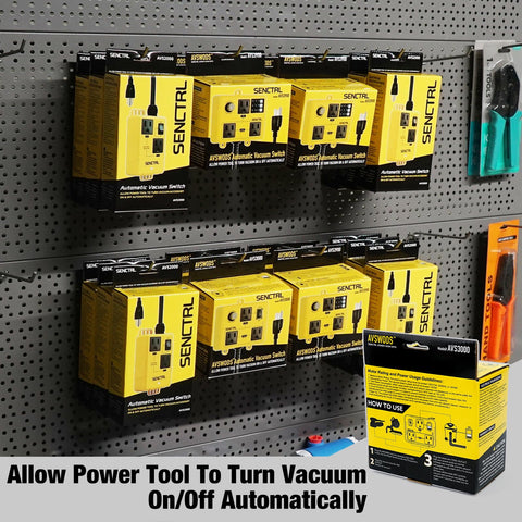 SenCTRL AVS3000 compact design with easy cord access for quick setup.
