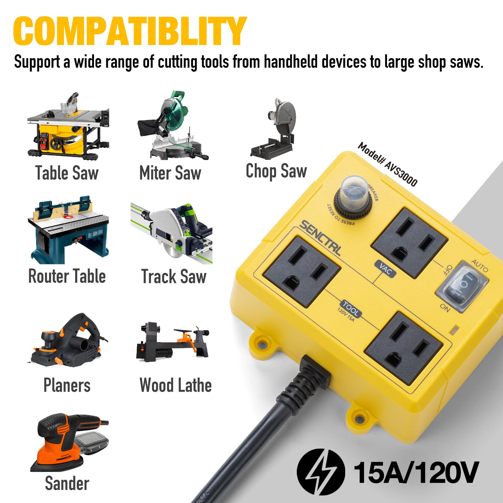 SenCTRL AVS3000 durable PC-ABS case withstands workshop use and heat.