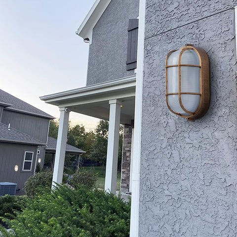 SENFAY oval light with frosted glass shade provides soft illumination