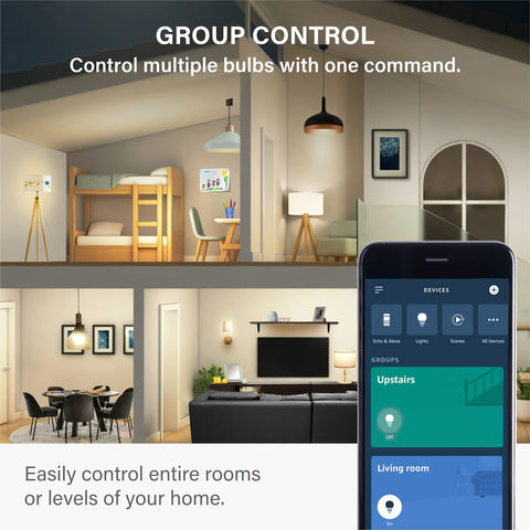 Sengled 4-pack warm light bulbs for consistent home lighting.