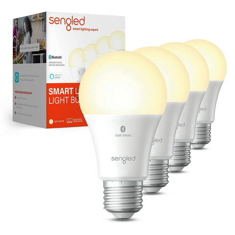 Sengled Alexa light bulb setup showing quick auto pairing with compatible devices.