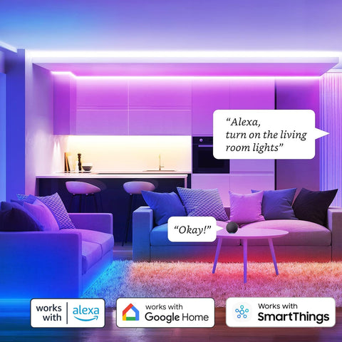 Sengled light strip under cabinet RGBW enhances task lighting