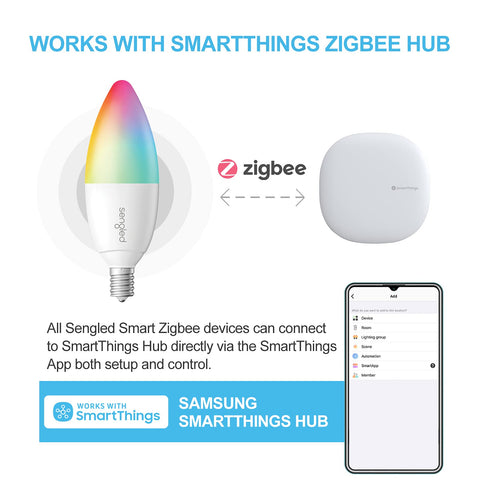 Sengled multi-room group control demo for seamless home lighting.