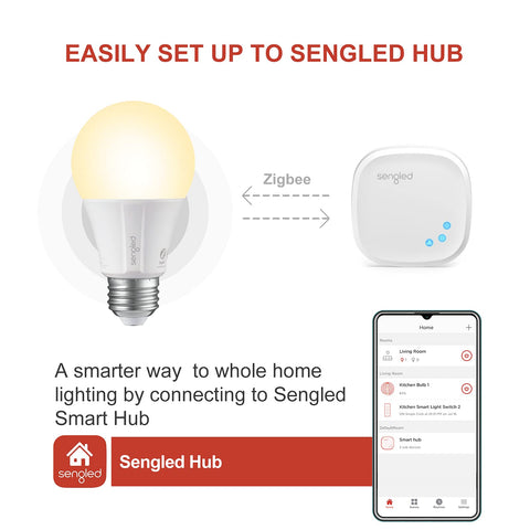 Sengled scheduling feature showing dusk-to-dawn automation.