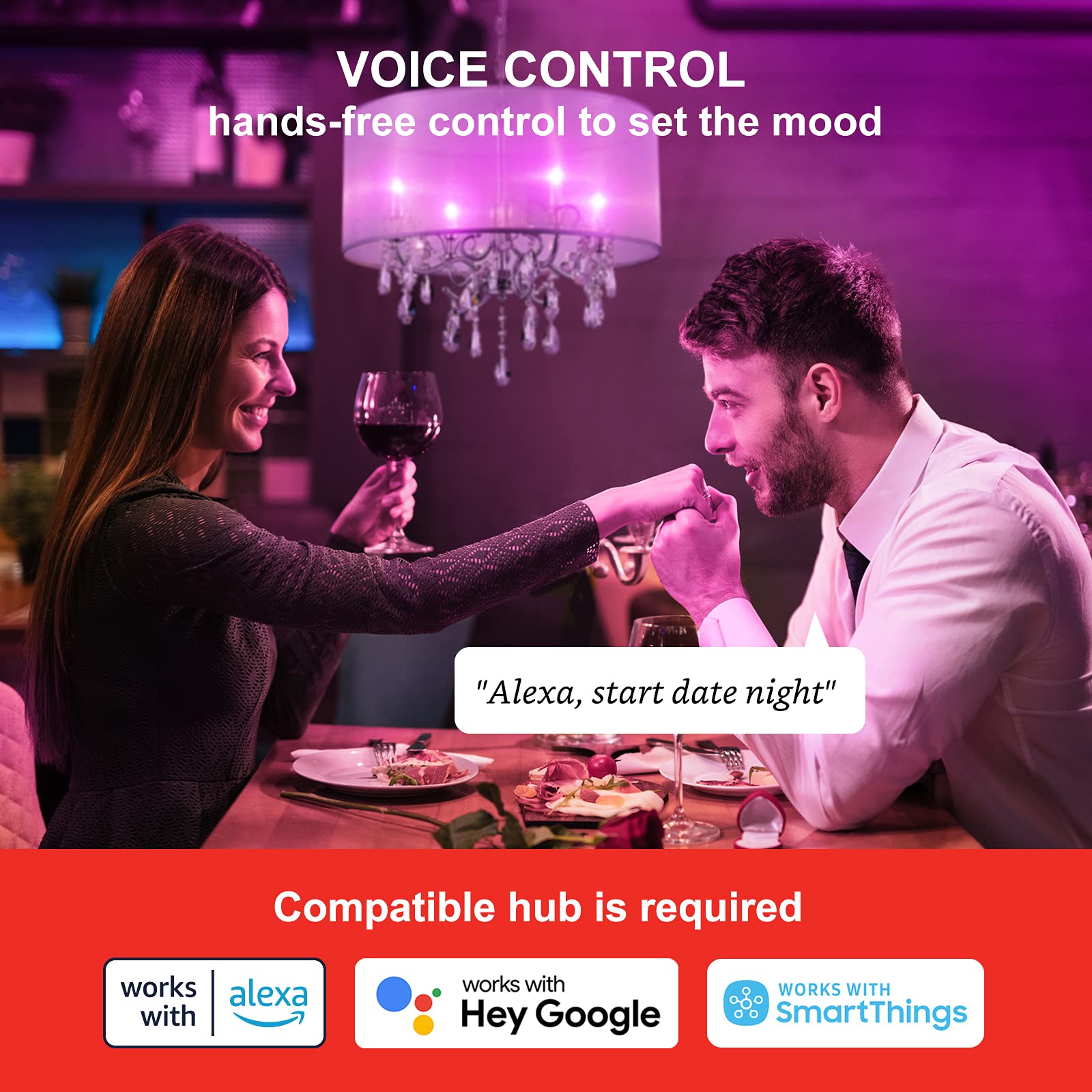 Sengled Zigbee smart candelabra bulbs voice-control setup with Alexa and Google.