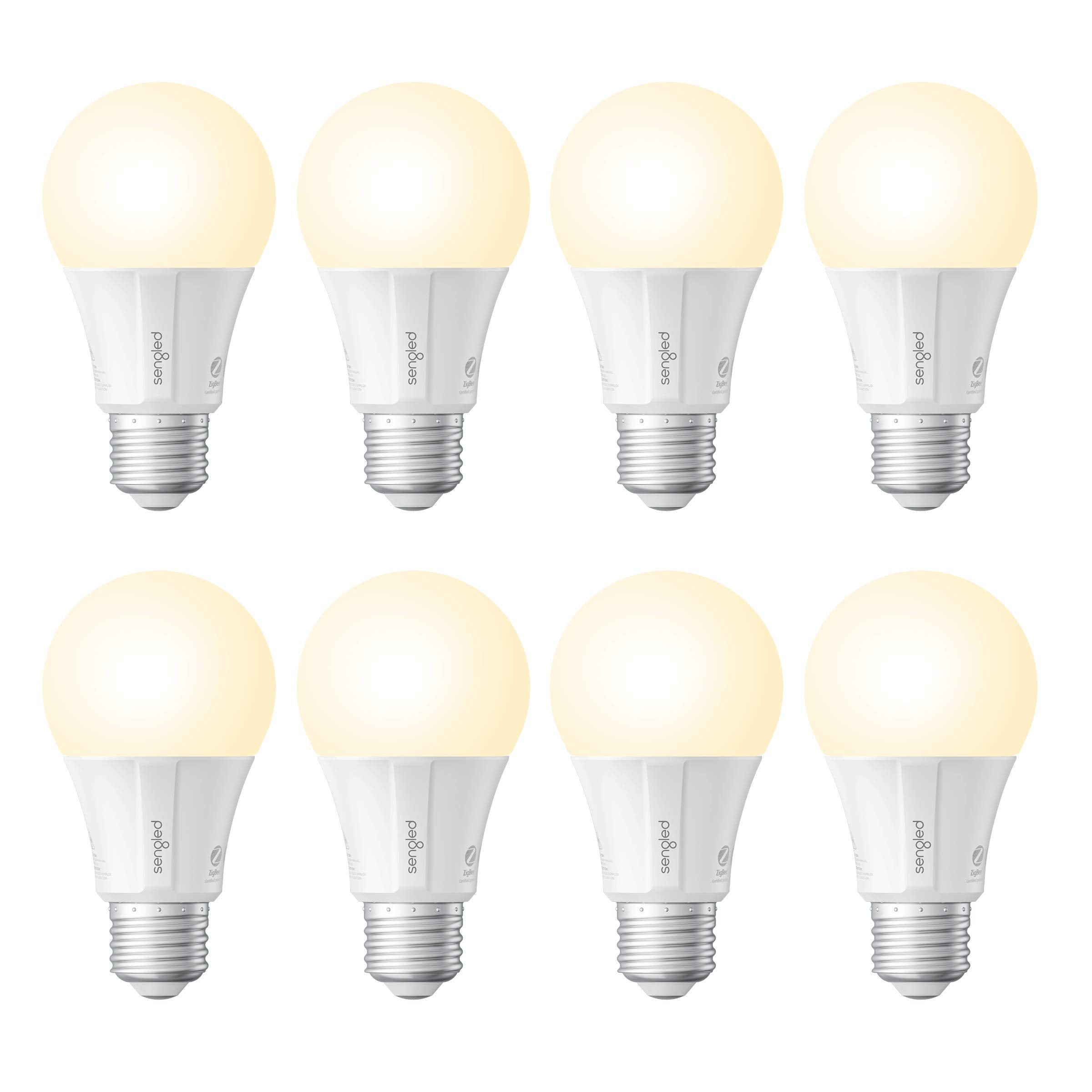 Sengled Zigbee smart bulbs in an 8-pack box for easy multi-room setup.