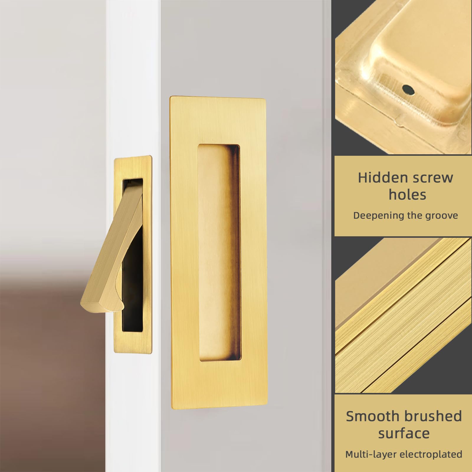 SenHarvest 304 stainless steel door handle offering durable, rust-resistant use