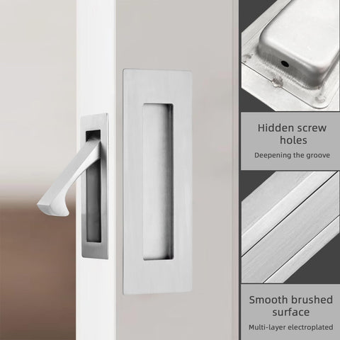 Senharvest installation slot with two screws for flush mount.