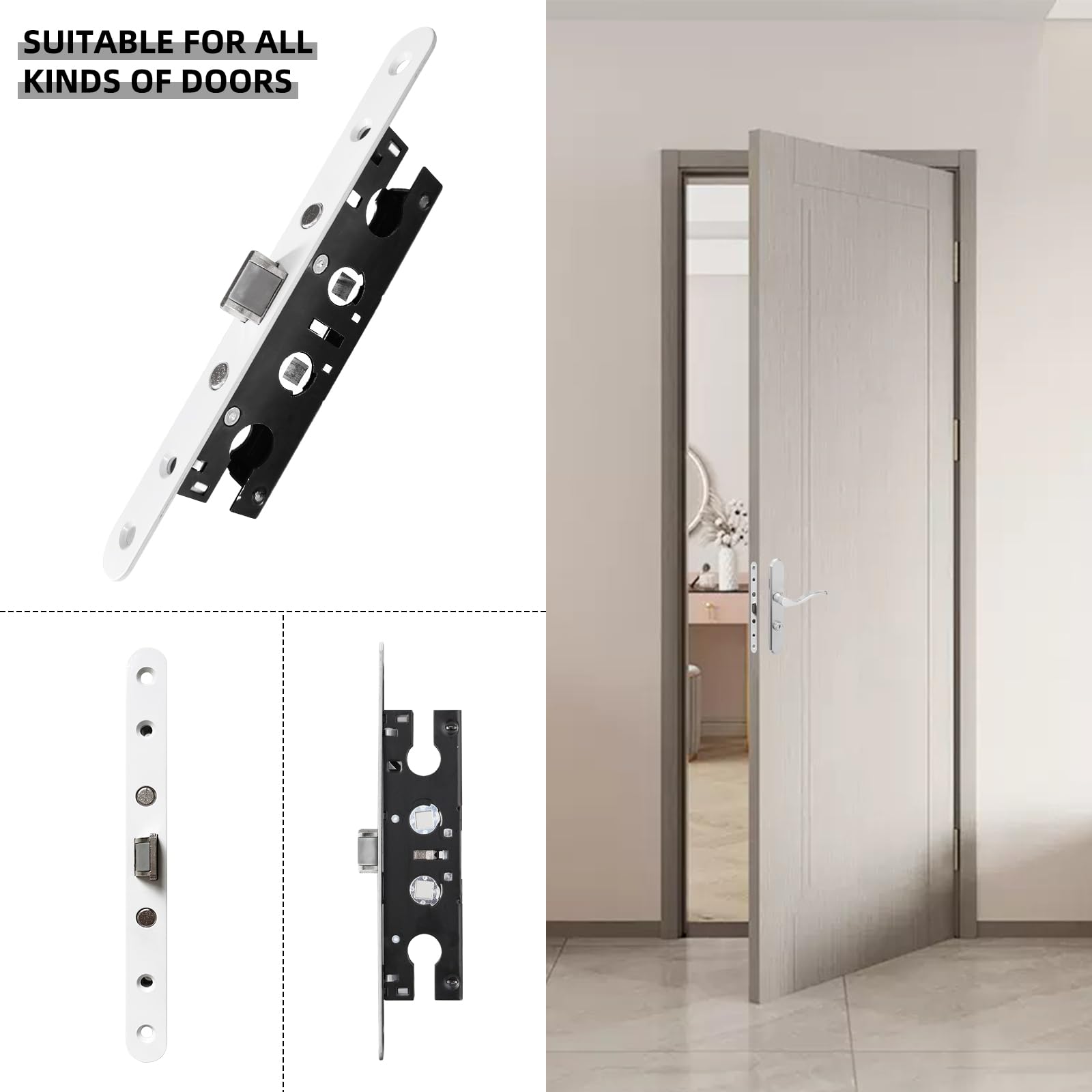 SenHarvest lock body assembly view suggests simple at-home installation.