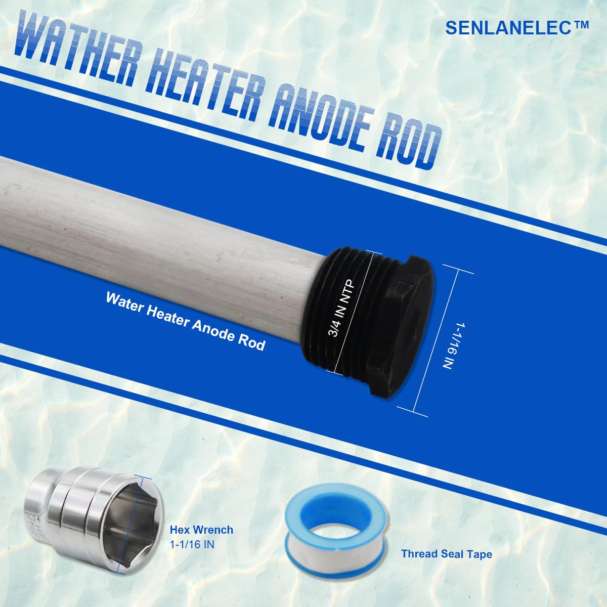 Senlanelec SL003 3-4 NPT thread connection for broad compatibility