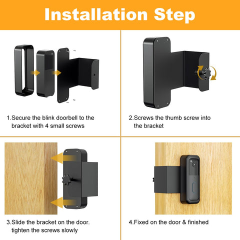 SENLEG Blink doorbell mount includes key and mounting accessories.