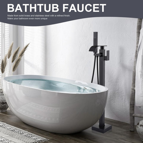 Senlesen hand shower tub faucet adds flexible rinsing options