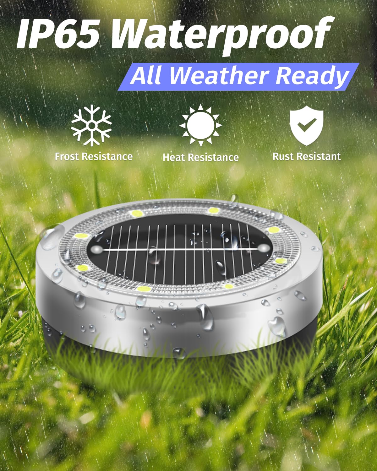 SenLuKit dusk-to-dawn solar light auto on and off without manual switches.