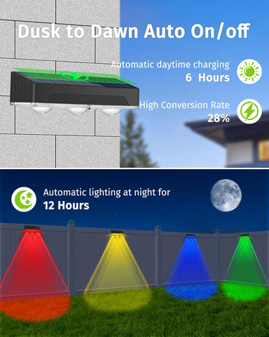 SenLuKit 7 modes and 10 colors help decorate patios and fences with ambience.