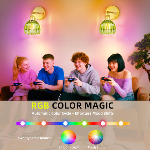 Senluyi dimmable RGB bulbs offering mood lighting options