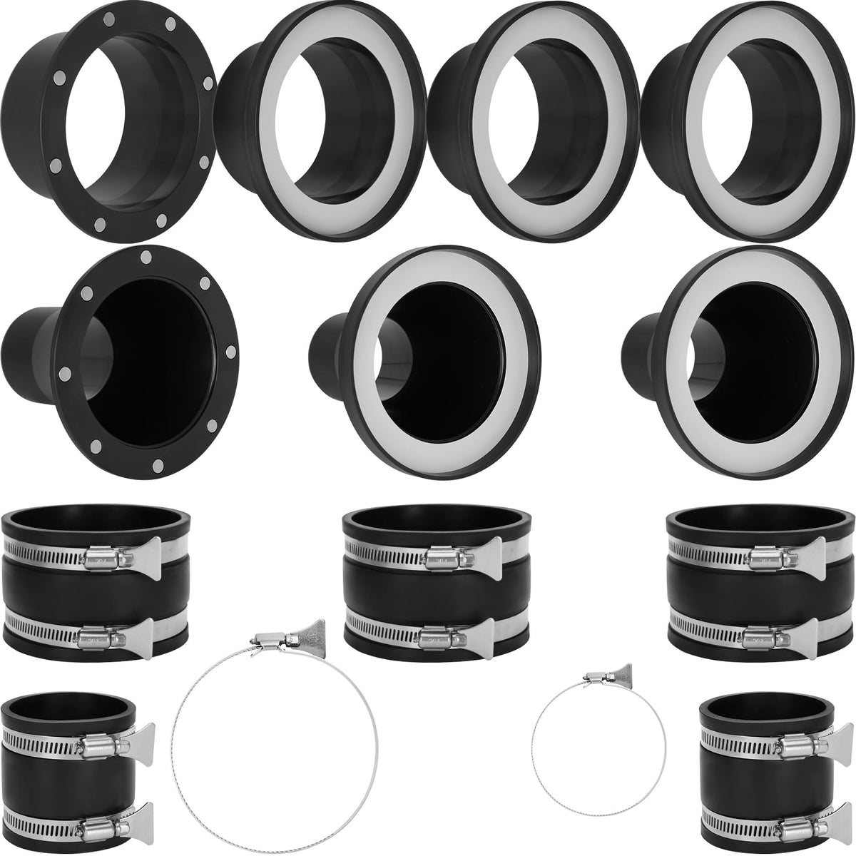 SENMIY upgraded magnetic connector 4inch secures dust hose quickly for fast tool changes