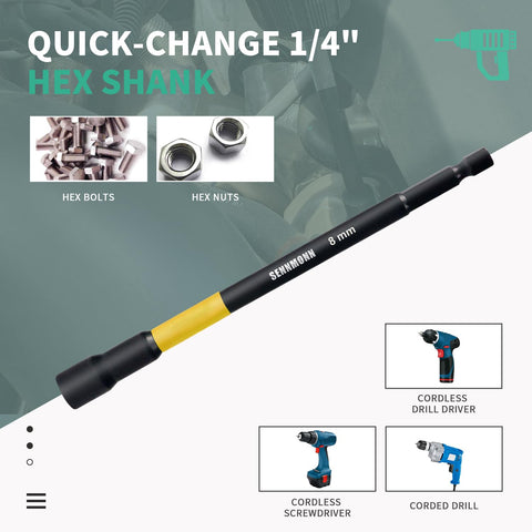 SENNMONN six-inch reach helps access tight spots