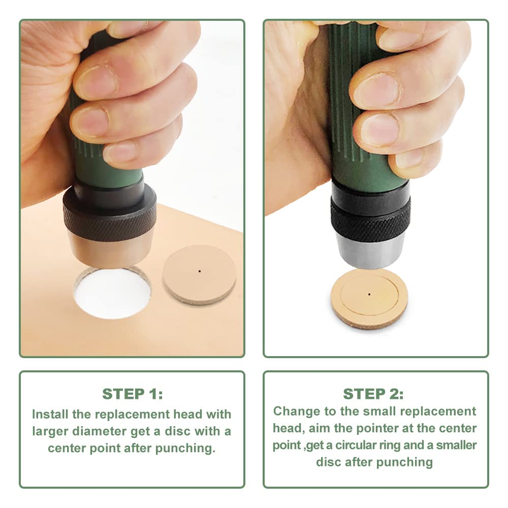 SENROG interchangeable heads securely attach to the handle for safe use.