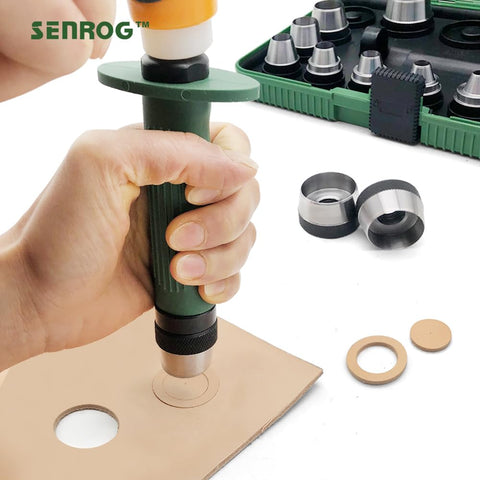 SENROG two-step washer method for centered, clean holes.
