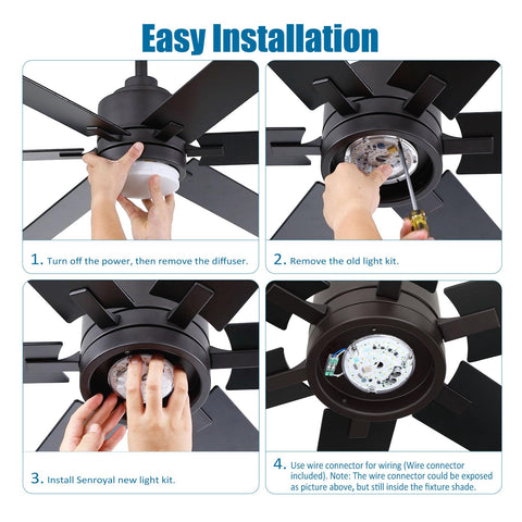 Senroyal dimmable light kit offering mood-adjustable brightness