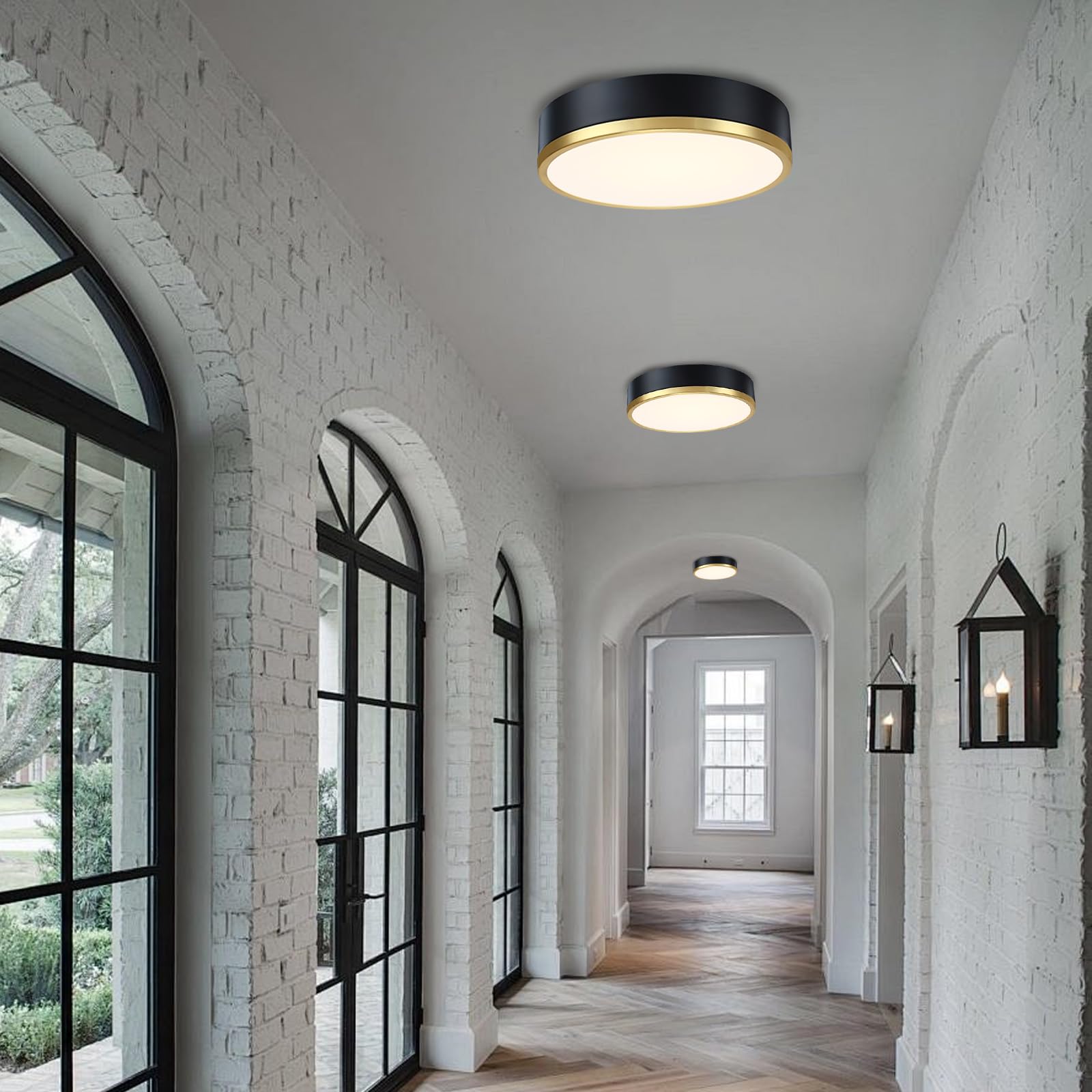 Senroyal modern flush mount adds sleek ambience to any room.