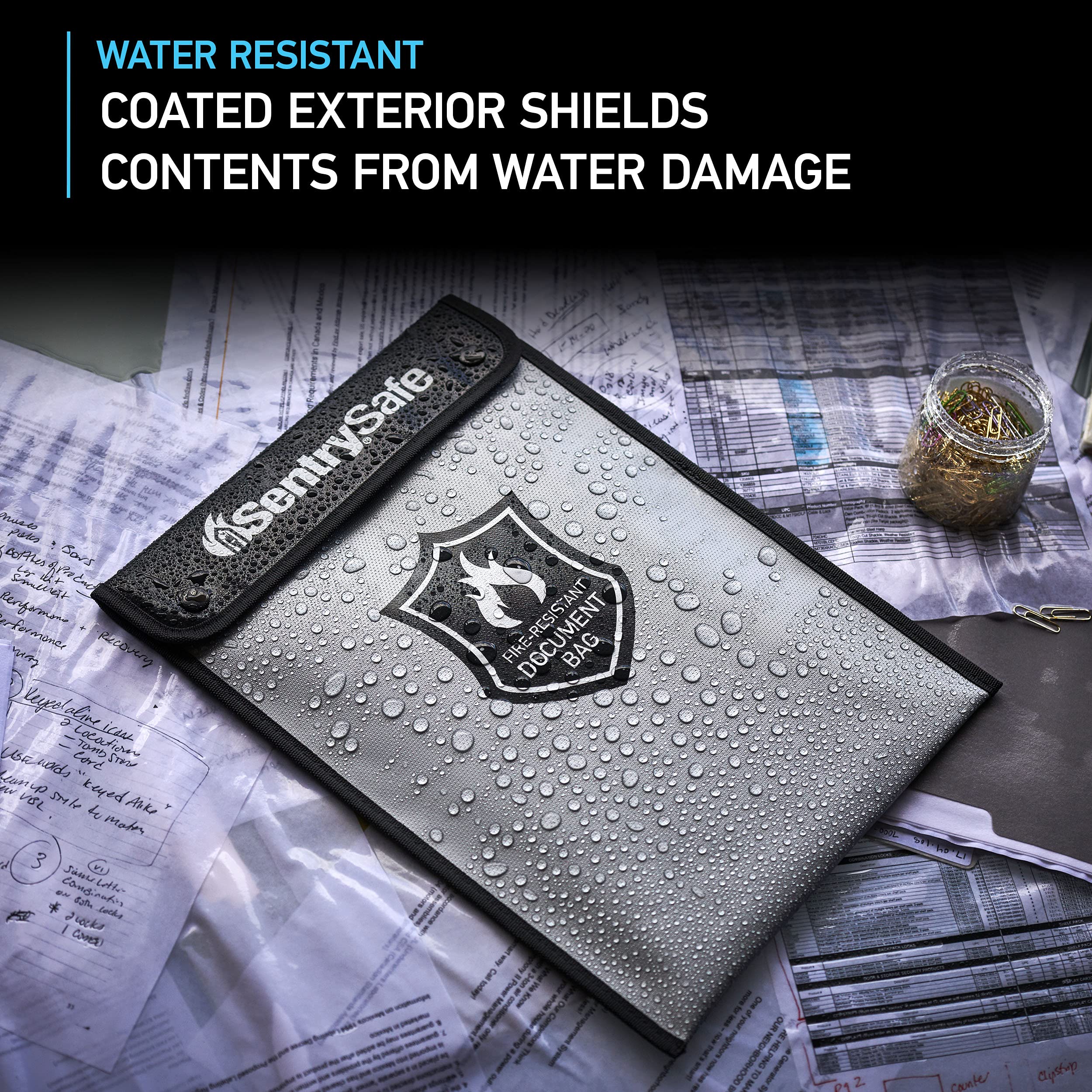 SentrySafe bag interior measures 9x13 inches for ample space