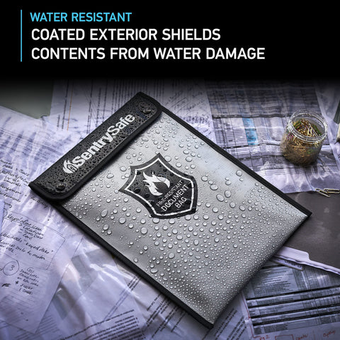 SentrySafe bag interior measures 9x13 inches for ample space
