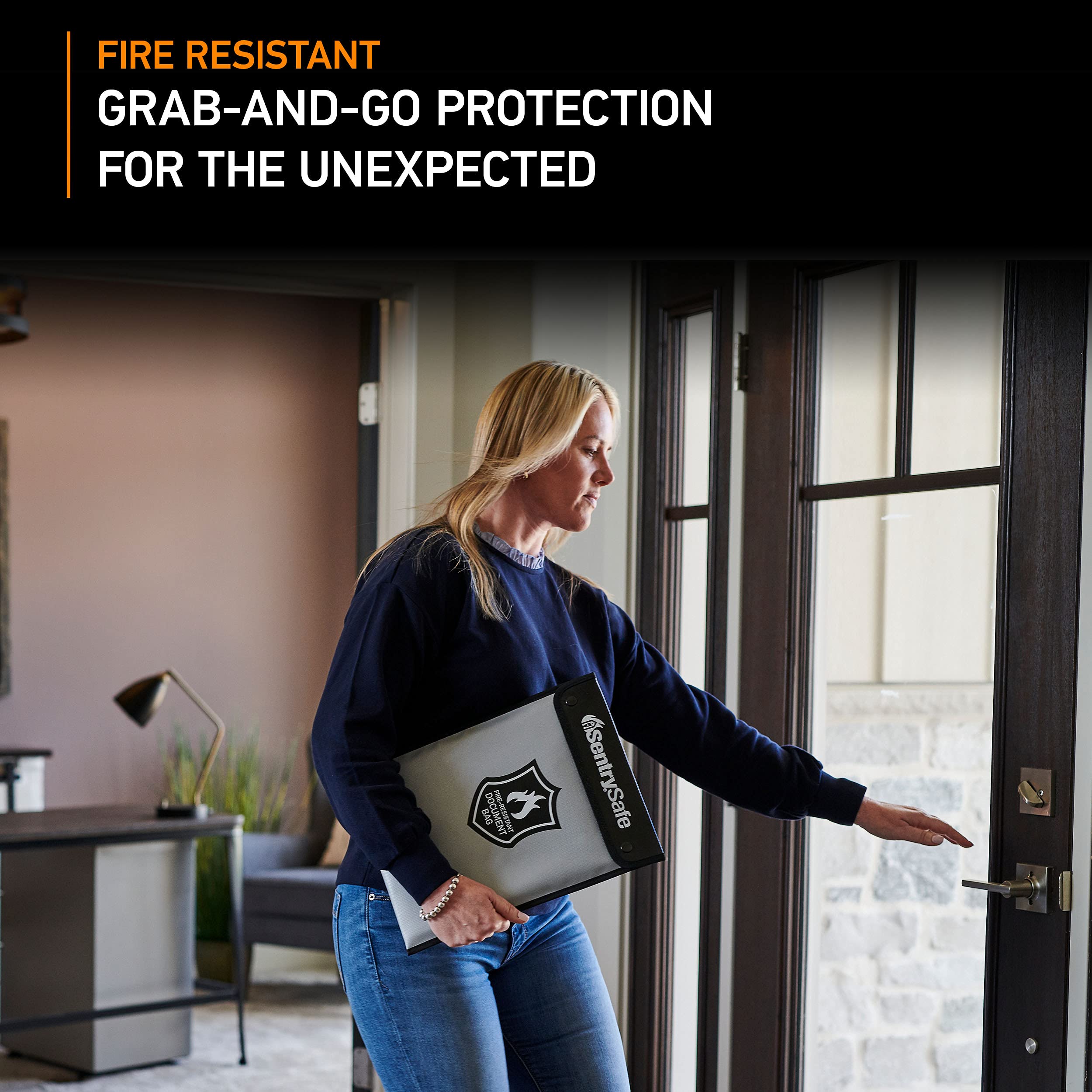 SentrySafe fire-resistant materials protect documents and cash