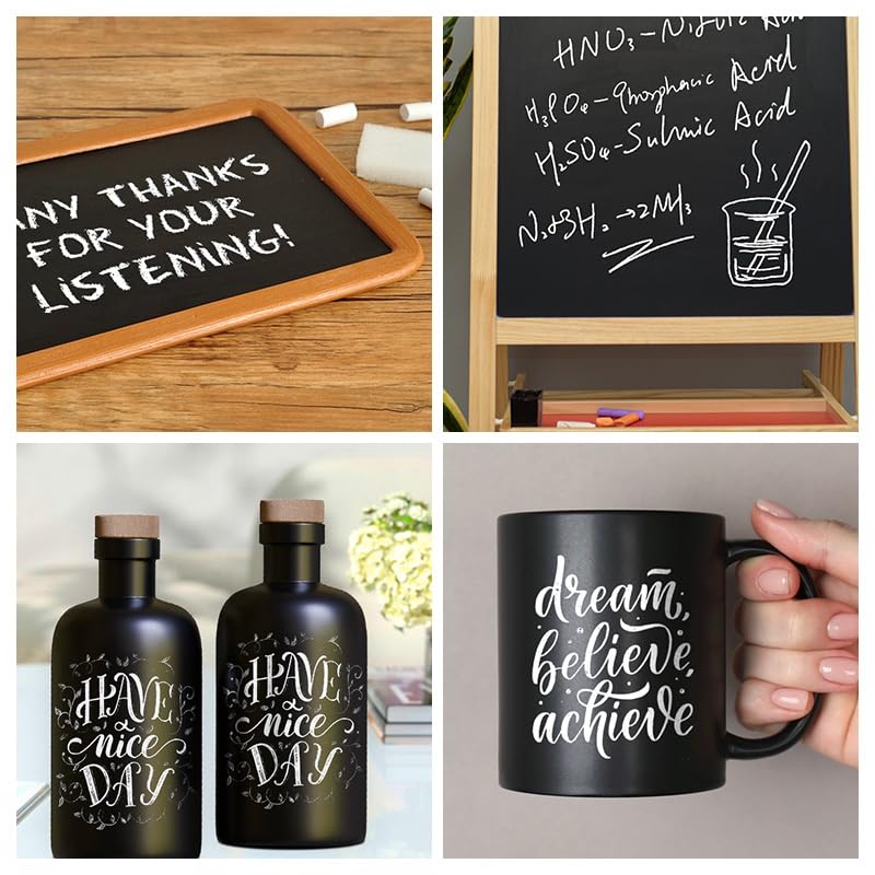 SENVEN chalkboard paint dries to touch in about 15 minutes.
