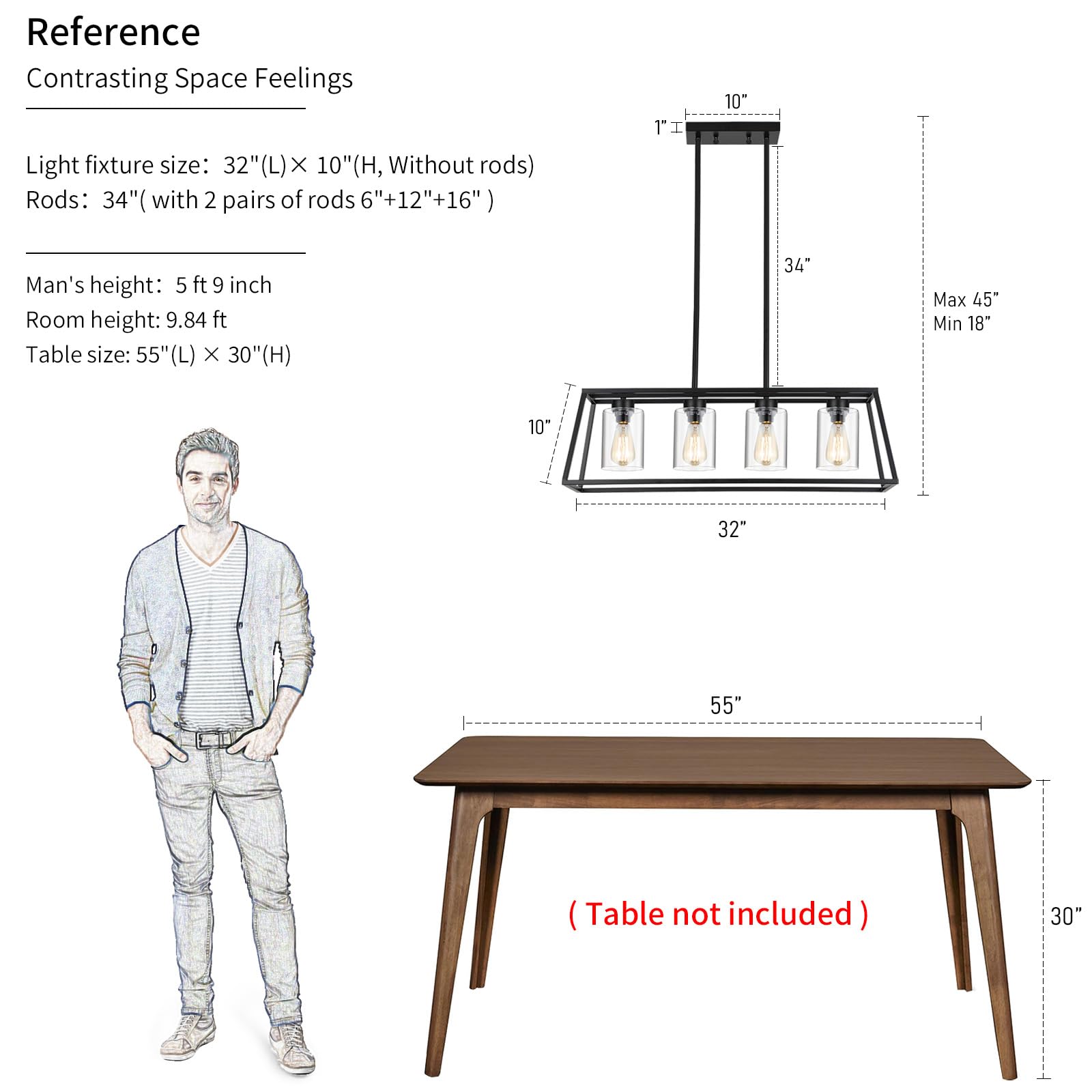 Senyshilon E26 bulb compatible chandelier for versatile lighting
