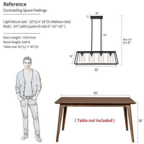 Senyshilon E26 bulb compatible chandelier for versatile lighting