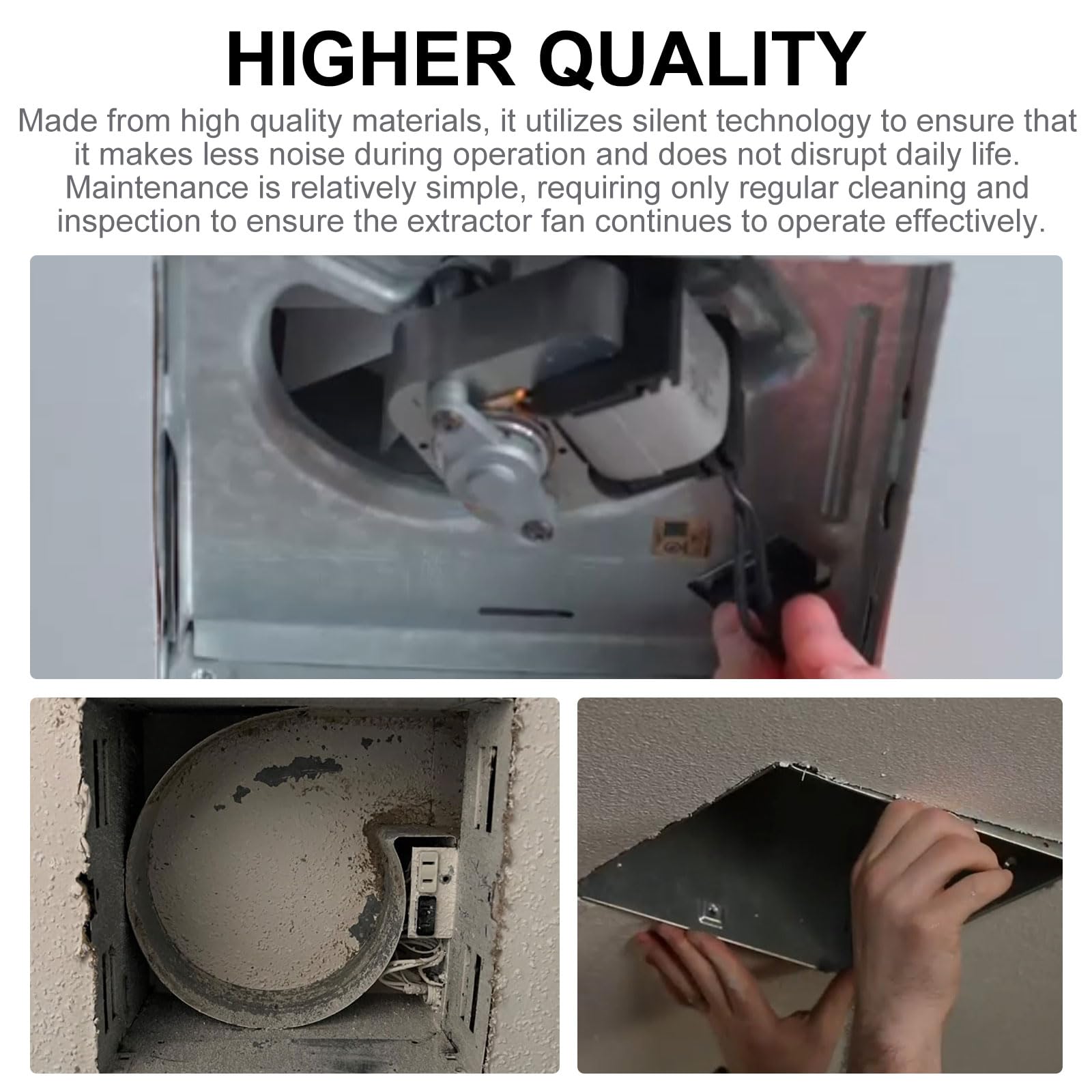 Seork silent operation highlight indicating low-noise performance