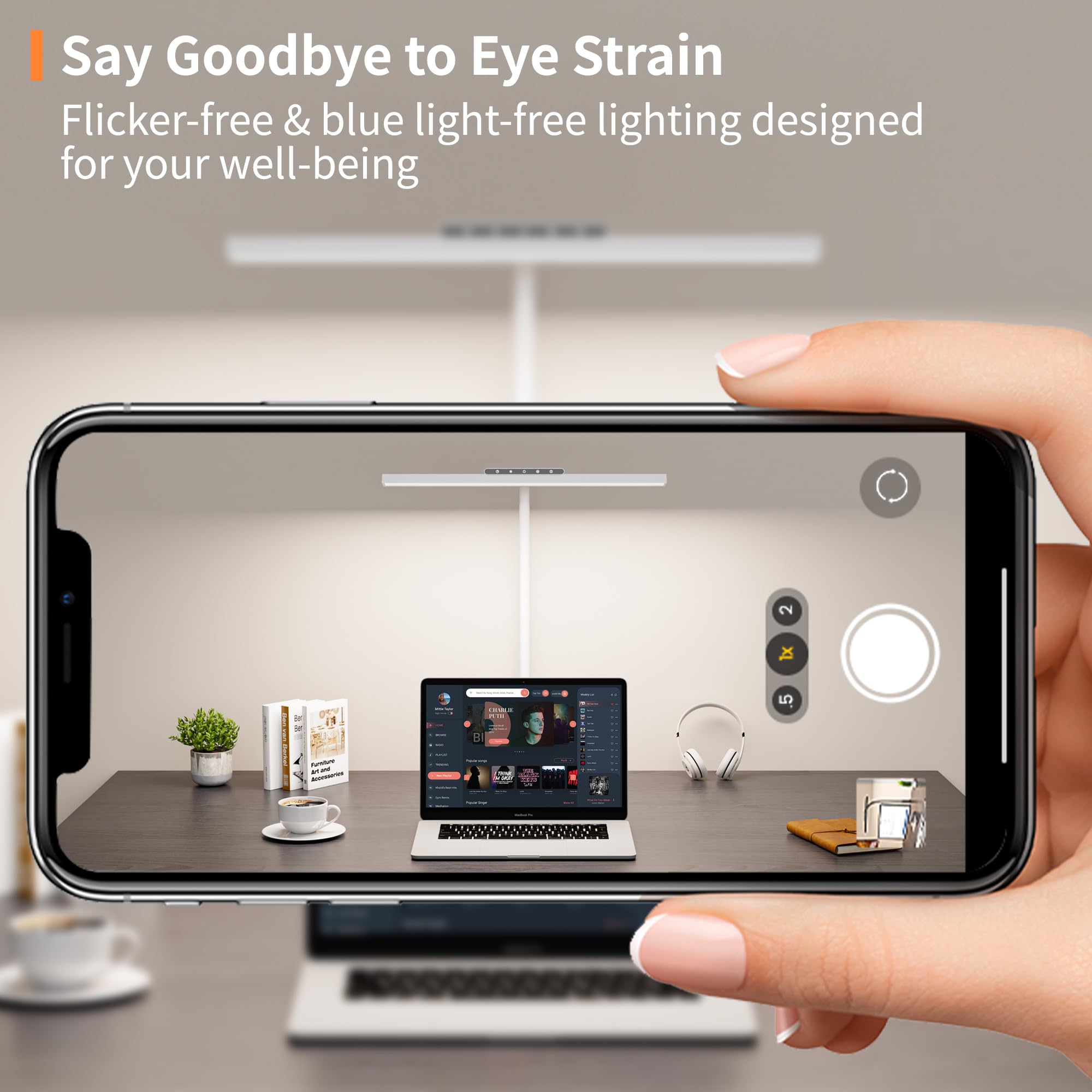 SEOUFRDZ packaging includes lamp, clamp, adapter and manual