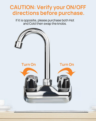 Sepaitek cold knob handle with brass stem for smooth operation.