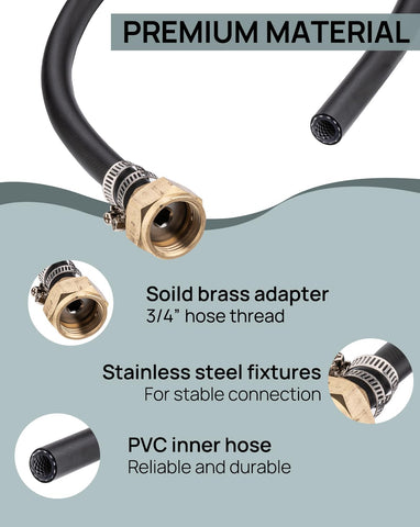 Sepaitek gasket ensuring a reliable, leak-free mop sink connection.