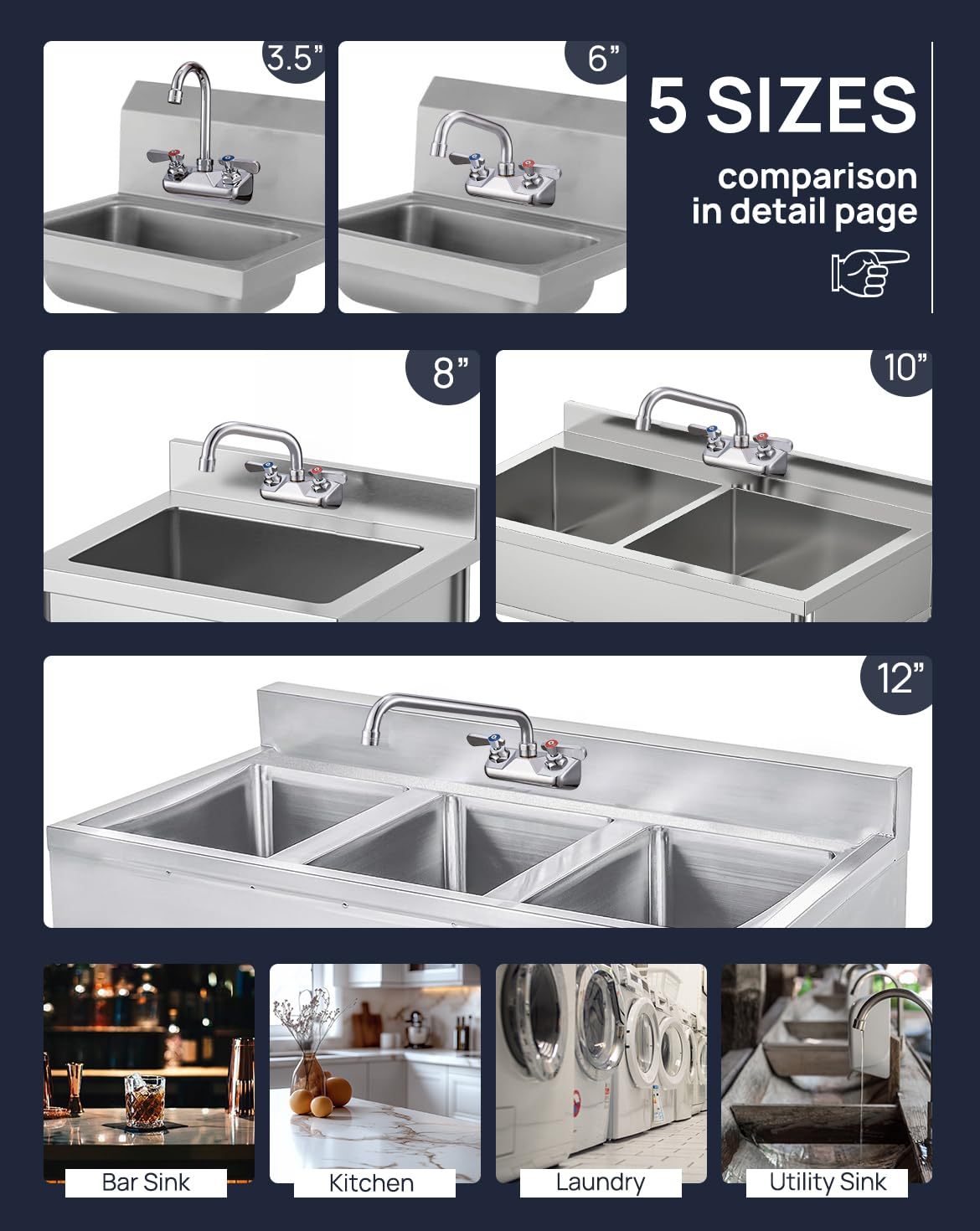 Sepaitek installation kit included for easy, plumber-free setup